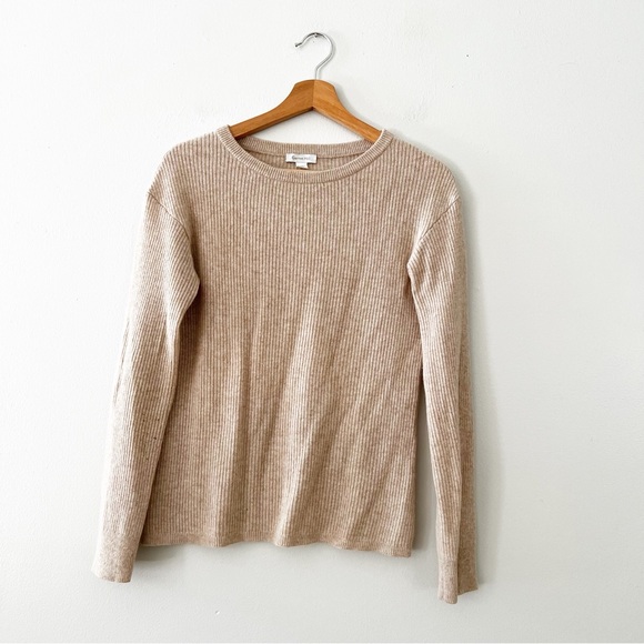 GARNET HILL 100% Cashmere  Knit Sweater Tan Size Small - Picture 1 of 4